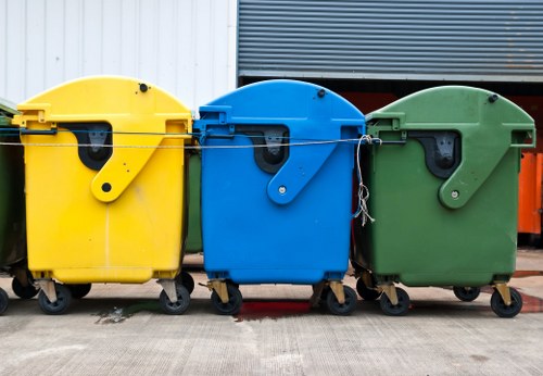 Variety of household items being cleared