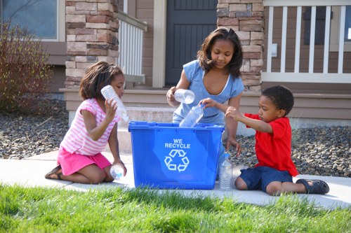 Eco-friendly disposal of garage items